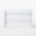 可重叠亚克力盒/2层抽屉